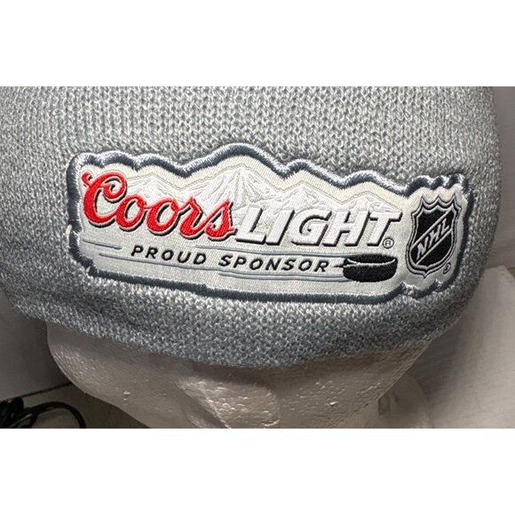 Los Angeles Kings Coors Light NHL Hockey Winter Hat Toque Beanie Stocking Cap NE - Picture 5 of 8